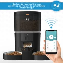 Pretty Paws QQ003 - Wifi Voermachine - Dubbele Voerbakjes - Zwart - Kat - 6L 16 Pretty Paws QQ003 - Wifi Voermachine - Dubbele Voerbakjes - Zwart - Kat - 6L -Kattenproducten 1200x1200 96