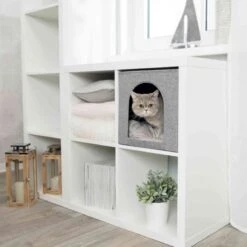 Trixie Kattenmand Iglo Ella Grijs - 33X33X37 CM 14 Trixie Kattenmand Iglo Ella Grijs - 33X33X37 CM -Kattenproducten 1200x1200 962
