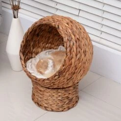 PawHut Kattenmand Rotan Kattennest Kattenbed Met Kussen Huisdierbed Bruin D30-104 23 PawHut Kattenmand Rotan Kattennest Kattenbed Met Kussen Huisdierbed Bruin D30-104 -Kattenproducten 1200x1200 982