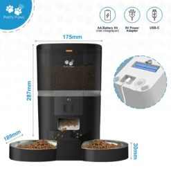 Pretty Paws QQ003 - Wifi Voermachine - Dubbele Voerbakjes - Zwart - Kat - 6L 20 Pretty Paws QQ003 - Wifi Voermachine - Dubbele Voerbakjes - Zwart - Kat - 6L -Kattenproducten 1200x1200 99