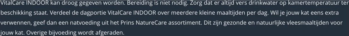 Prins VitalCare Indoor 5 Kg - Kat 10 Prins VitalCare Indoor 5 Kg - Kat - Afbeelding 8