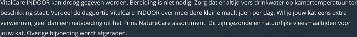 Prins VitalCare Indoor 5 Kg - Kat 11 Prins VitalCare Indoor 5 Kg - Kat - Afbeelding 9