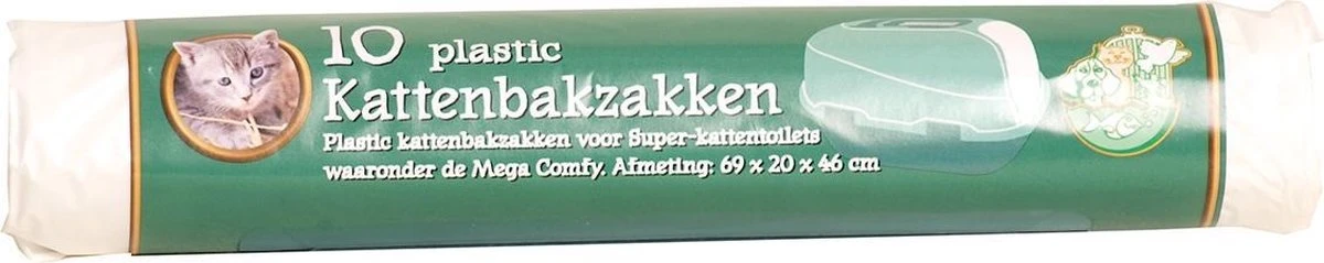 10 Plastic Kattenbakzakken - 69 X 20 X 46cm 4 10 Plastic Kattenbakzakken - 69 X 20 X 46cm - Afbeelding 2