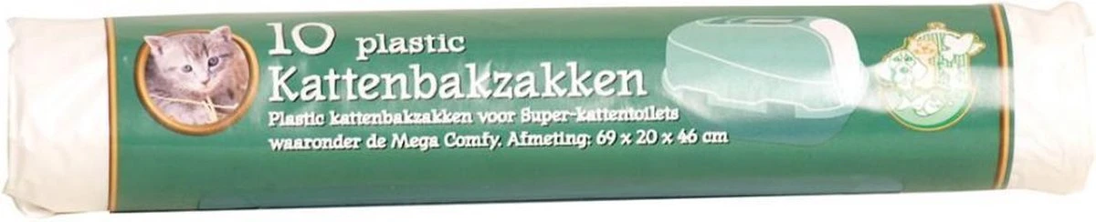 10 Plastic Kattenbakzakken - 69 X 20 X 46cm 5 10 Plastic Kattenbakzakken - 69 X 20 X 46cm - Afbeelding 3