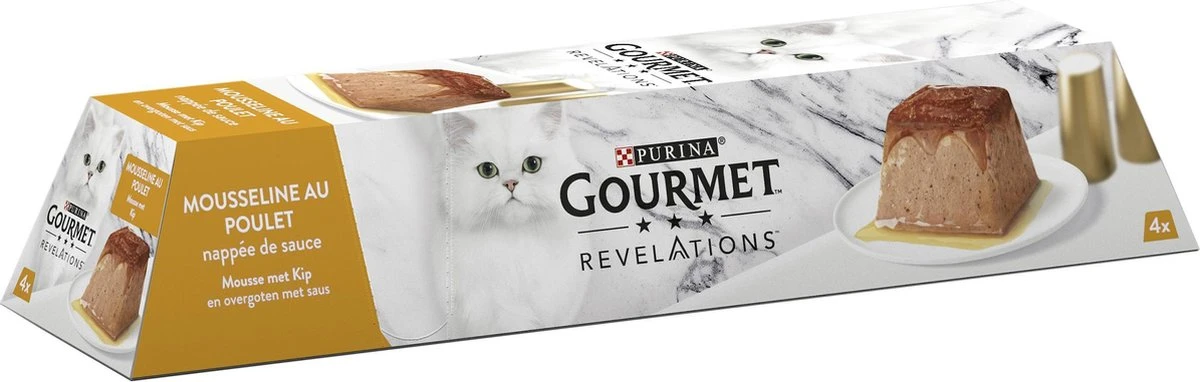 Gourmet Revelations Mousse - Kattenvoer Natvoer - Kip - 24 X 57 G 4 Gourmet Revelations Mousse - Kattenvoer Natvoer - Kip - 24 X 57 G - Afbeelding 2