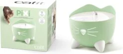 Catit Pixi Fountain - Kattendrinkbak - 20x20x16 Cm Groen 17 Catit Pixi Fountain - Kattendrinkbak - 20x20x16 Cm Groen -Kattenproducten 1200x525