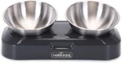 Nobleza Katten Voerbakjes - Ergonomische Dubbele Voerbak - Anti Braak Voerbak Voor Katten - Zwart - Dubbel - RVS 26 Nobleza Katten Voerbakjes - Ergonomische Dubbele Voerbak - Anti Braak Voerbak Voor Katten - Zwart - Dubbel - RVS -Kattenproducten 1200x624
