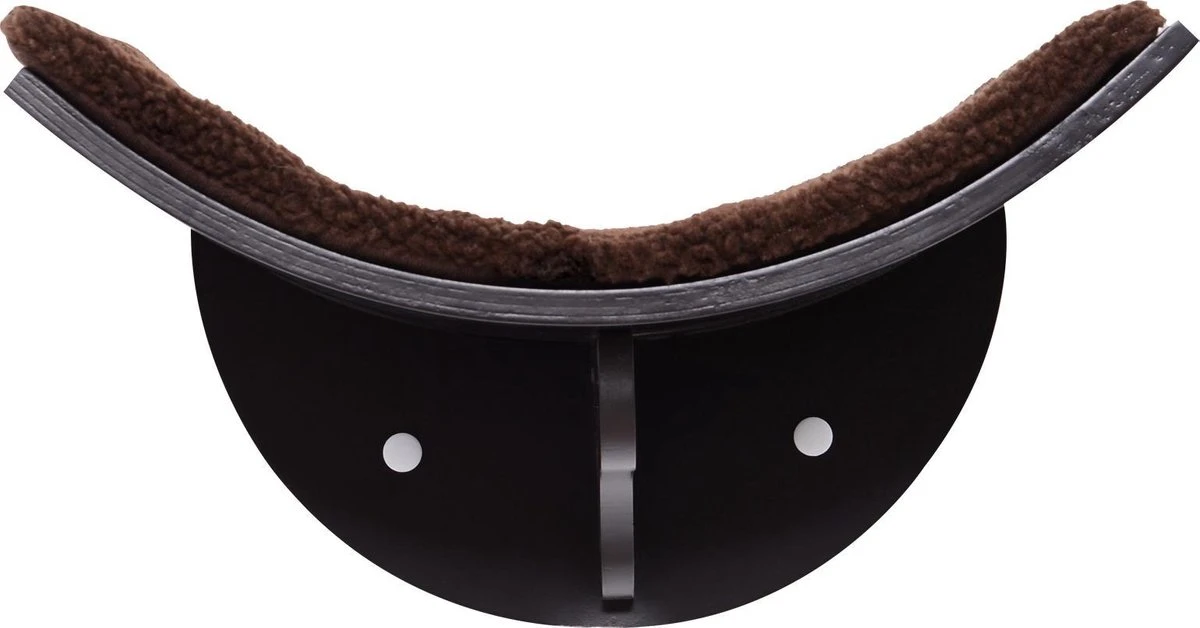 Merkloos Paws And Claws - Cat Shelf – Hangmat Kat – Kattenplank - Kattenbed - Wasbaar – Wandmontage – MDF - Bruin 5 Merkloos Paws And Claws - Cat Shelf – Hangmat Kat – Kattenplank - Kattenbed - Wasbaar – Wandmontage – MDF - Bruin - Afbeelding 3