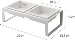 Yamazaki Tower Dierenvoerbakjes - Wit 15 Yamazaki Tower Dierenvoerbakjes - Wit -Kattenproducten 1200x636