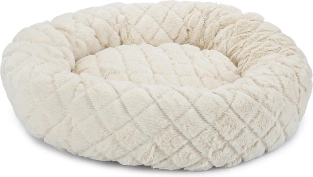 Beeztees Levisa - Kattenmand - Pluche - Beige - 43x43x13 Cm 2 Beeztees Levisa - Kattenmand - Pluche - Beige - 43x43x13 Cm