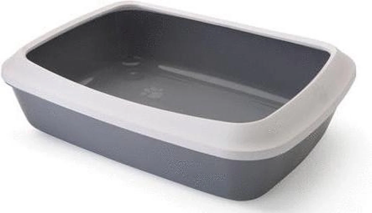 Savic Iriz - Kattenbak - Grijs - 42 X 31 X 12,5 Cm 4 Savic Iriz - Kattenbak - Grijs - 42 X 31 X 12,5 Cm - Afbeelding 2
