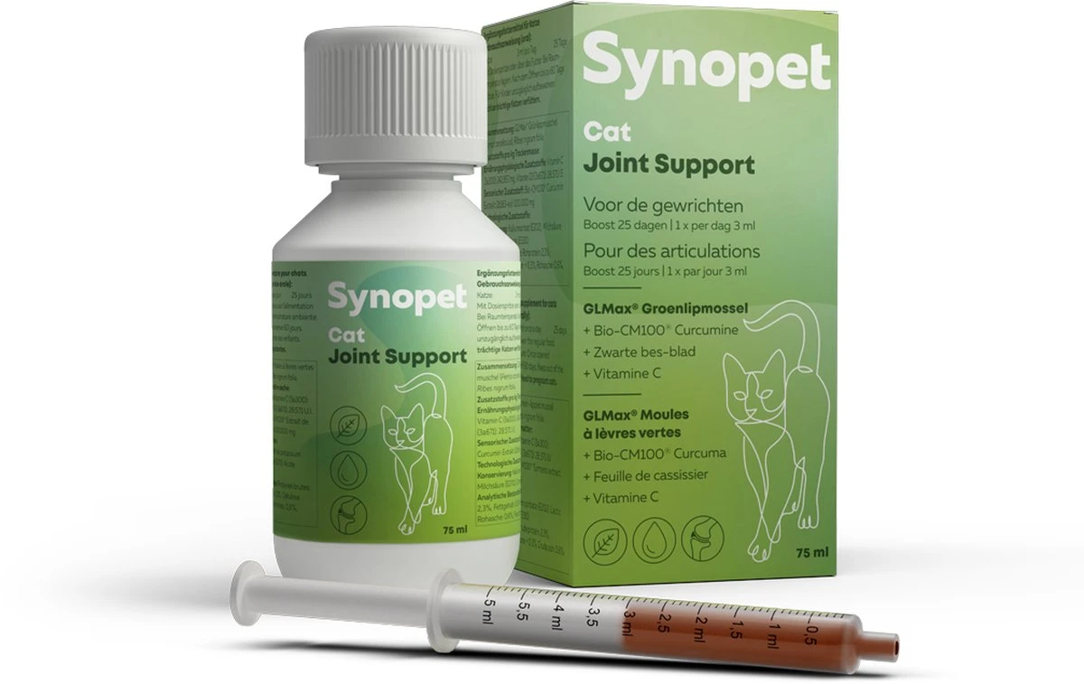 Synopet Cat Joint Support 75 Ml (voorheen Synopet Feli-Syn) 5 Synopet Cat Joint Support 75 Ml (voorheen Synopet Feli-Syn) - Afbeelding 3