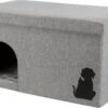 Trixie Kattenhuis Kimy Grijs 70X40X40 CM -Kattenproducten 1200x795 1