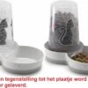 Merkloos - Drink En Voer Dispenser Katten Love - Wit - > 1,5 Liter - 27.5 X 27.4 X 21.2 Cm 2 Merkloos - Drink En Voer Dispenser Katten Love - Wit - > 1,5 Liter - 27.5 X 27.4 X 21.2 Cm -Kattenproducten 1200x797