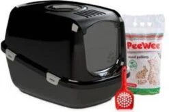 PeeWee Kattenbak XXL EcoDome Startpakket - Zwart - 66,5 X 48,5 X 46,5 Cm 18 PeeWee Kattenbak XXL EcoDome Startpakket - Zwart - 66,5 X 48,5 X 46,5 Cm -Kattenproducten 1200x797 2
