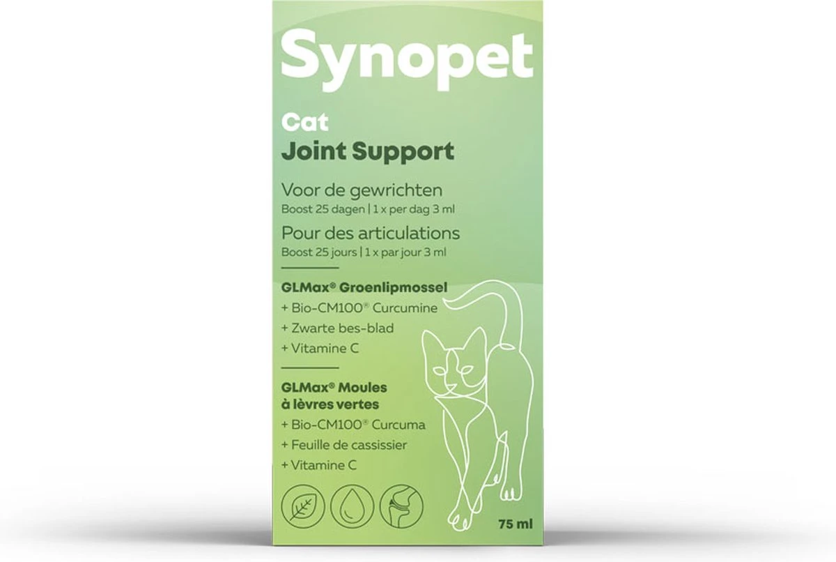 Synopet Cat Joint Support 75 Ml (voorheen Synopet Feli-Syn) 4 Synopet Cat Joint Support 75 Ml (voorheen Synopet Feli-Syn) - Afbeelding 2