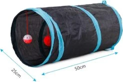 Speeltunnel Katten - Kattenhuis - Kattentunnel - 2 Gangen - Met Speelballetje 5 Speeltunnel Katten - Kattenhuis - Kattentunnel - 2 Gangen - Met Speelballetje -Kattenproducten 1200x807