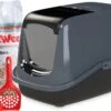 PeeWee Kattenbak EcoHus Startpakket - Antraciet - 56 X 39 X 38,5 Cm -Kattenproducten 1200x816 1