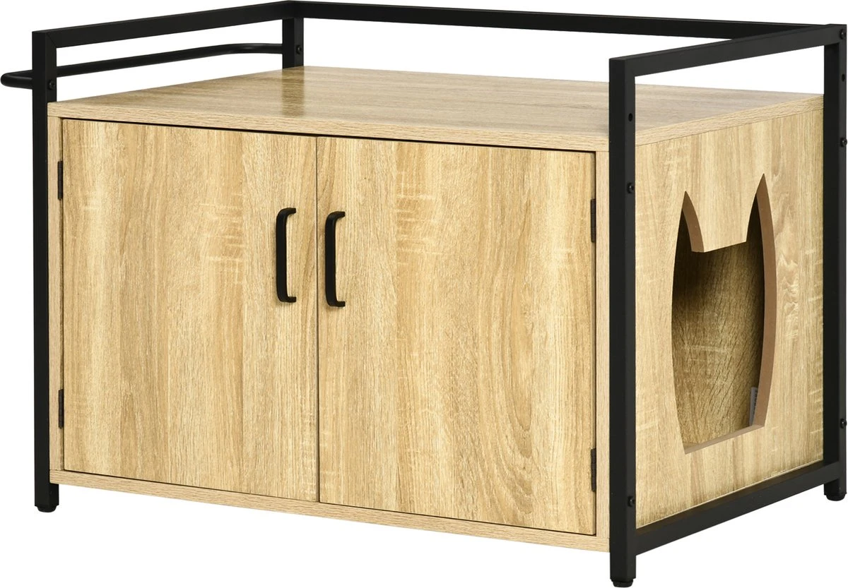 PawHut Katzentoilett Mit Griff D31-053 3 PawHut Katzentoilett Mit Griff D31-053