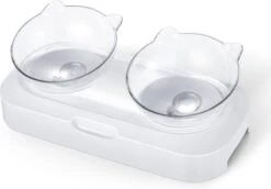 Behave Dubbele Voerbak - Drinkbak - Katten - Verstelbaar - Wit 15 Behave Dubbele Voerbak - Drinkbak - Katten - Verstelbaar - Wit -Kattenproducten 1200x838