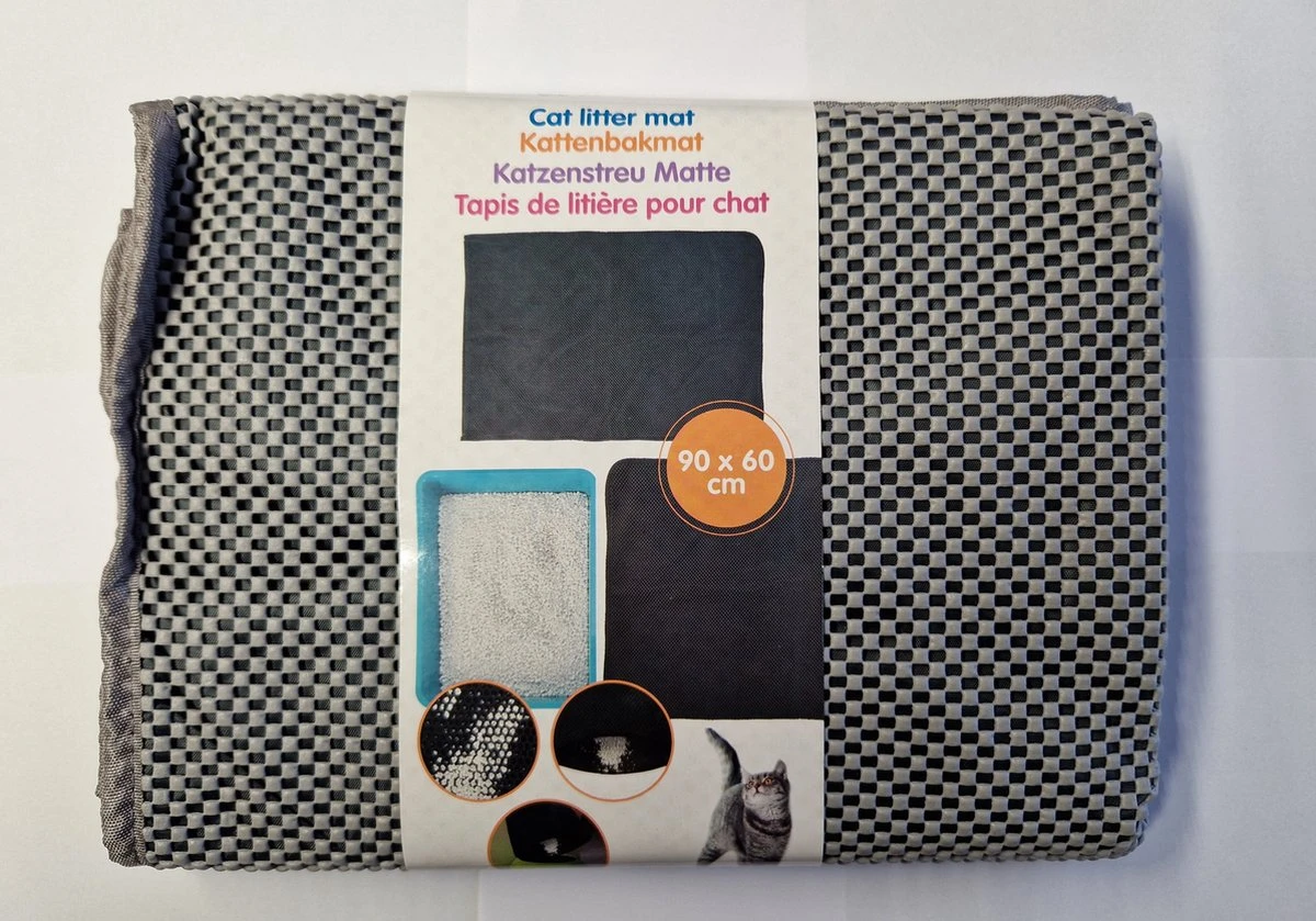 Kattenbakmat - Grit Opvanger - Schoonloopmat 90x60cm 3 Kattenbakmat - Grit Opvanger - Schoonloopmat 90x60cm
