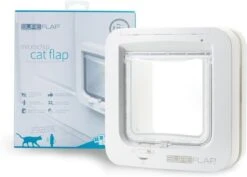 Sureflap Dierenluik Microchip S - Kattenluik - 20x20x7 Cm Wit -Kattenproducten 1200x861 1