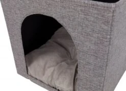 Trixie Kattenmand Iglo Ella Grijs - 33X33X37 CM 17 Trixie Kattenmand Iglo Ella Grijs - 33X33X37 CM -Kattenproducten 1200x867