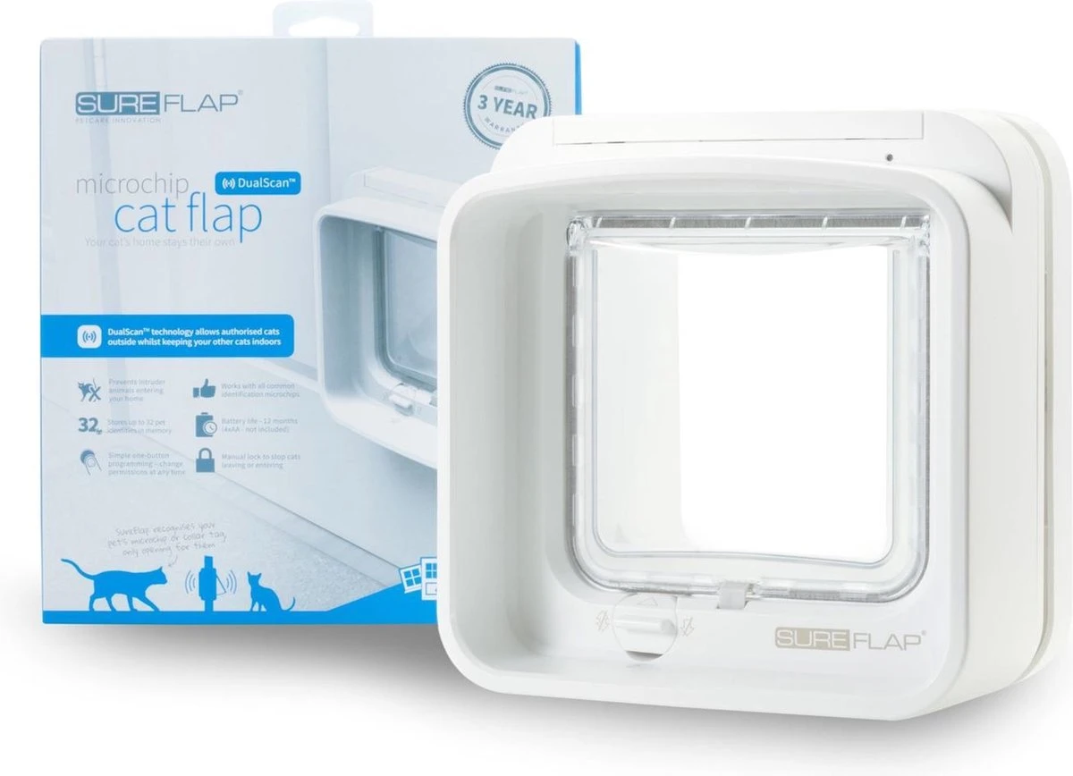 SureFlap Microchip Dualscan - Kattenluik - M - 14 X 12 Cm 8 SureFlap Microchip Dualscan - Kattenluik - M - 14 X 12 Cm - Afbeelding 6