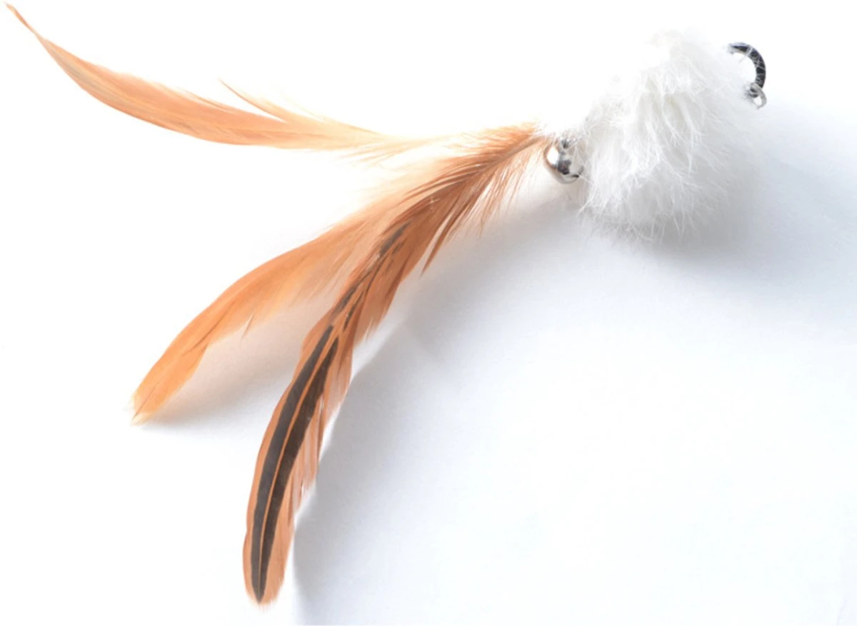 FUZLY - Kattenspeelgoed - Hengel Met Veer - Hengel Met 5 Opzetstukjes - Kattenspeeltjes - Bewegend Kattenspeelgoed- Kattenspeeltjes Intelligentie - Kattenhengel - Kattenspeeltje Interactief 9 FUZLY - Kattenspeelgoed - Hengel Met Veer - Hengel Met 5 Opzetstukjes - Kattenspeeltjes - Bewegend Kattenspeelgoed- Kattenspeeltjes Intelligentie - Kattenhengel - Kattenspeeltje Interactief - Afbeelding 7