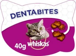 Whiskas Dentabites Kattensnoepjes - Kip - 8 X 40g