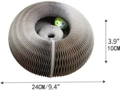 Magic Organ Cat Scratching Board Speelgoed |Magic Krab Karton Krabmat Voor Katten Design Krabkarton Voor Katten 2in 1 Met Speelgoed Balletje- Kattenspeeltjes - Alternatief Voor De Katten Krabpaal - Kattenspeelgoed -TikTok - TikTok Made Me Buy It -Kattenproducten 1200x899 4