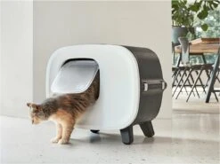 Savic Kattenbak Mira Deluxe Antraciet / Wit 56x45x50,5 Cm 10 Savic Kattenbak Mira Deluxe Antraciet / Wit 56x45x50,5 Cm -Kattenproducten 1200x900 4