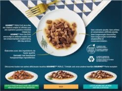 Gourmet Perle Duo – Kattenvoer Natvoer - Met Zalm En Koolvis, Zalm En Witvis, Zeevis En Tonijn, Sardine En Tonijn – 48 X 85 Gr -Kattenproducten 1200x903