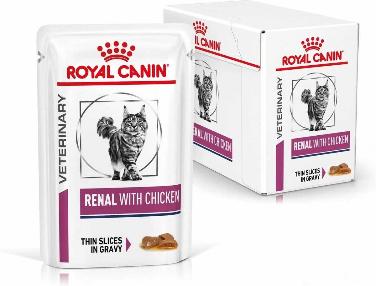 Royal Canin Renal Kip - Kattenvoer - 12 X 85 G 4 Royal Canin Renal Kip - Kattenvoer - 12 X 85 G - Afbeelding 2