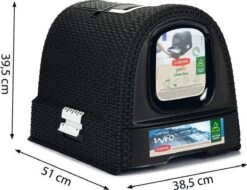 Curver Kattenbak - Antraciet - 51 X 38,5 X 39,5 Cm 29 Curver Kattenbak - Antraciet - 51 X 38,5 X 39,5 Cm -Kattenproducten 1200x922 2