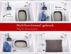 WONDERMAKE® Grote Kattenkast Houten Voor Kattenbak-box Kattentoilet, XL-kattenbak Dressoir Kastje, Designer Kattenhuis Met Kattenhol Kattenmand, Kasten Kast Voor Badkamer, 73,5 X 51,5 X 57 Cm, Wit 11 WONDERMAKE® Grote Kattenkast Houten Voor Kattenbak-box Kattentoilet, XL-kattenbak Dressoir Kastje, Designer Kattenhuis Met Kattenhol Kattenmand, Kasten Kast Voor Badkamer, 73,5 X 51,5 X 57 Cm, Wit -Kattenproducten 1200x922 8