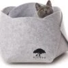 Djambo Grijs Kattenmand Vilt Met 1 Zacht Kussen - Elegant En Praktisch Kattenbed - Comfortabel En Origineel Design 1 Djambo Grijs Kattenmand Vilt Met 1 Zacht Kussen - Elegant En Praktisch Kattenbed - Comfortabel En Origineel Design -Kattenproducten 1200x930