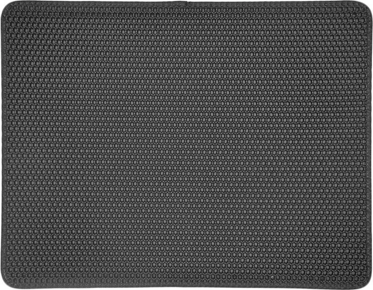 Nixnix - Kattenbakmat - 40 X 50 Cm - Waterdicht - Dubbele Laag - Honingraatstructuur - Uitloopmat - Placemat Kat - Schoonloopmat Kattenbak - Kattenbak Accessoires - Katten Grit Opvanger - Katten Mat 4 Nixnix - Kattenbakmat - 40 X 50 Cm - Waterdicht - Dubbele Laag - Honingraatstructuur - Uitloopmat - Placemat Kat - Schoonloopmat Kattenbak - Kattenbak Accessoires - Katten Grit Opvanger - Katten Mat - Afbeelding 2