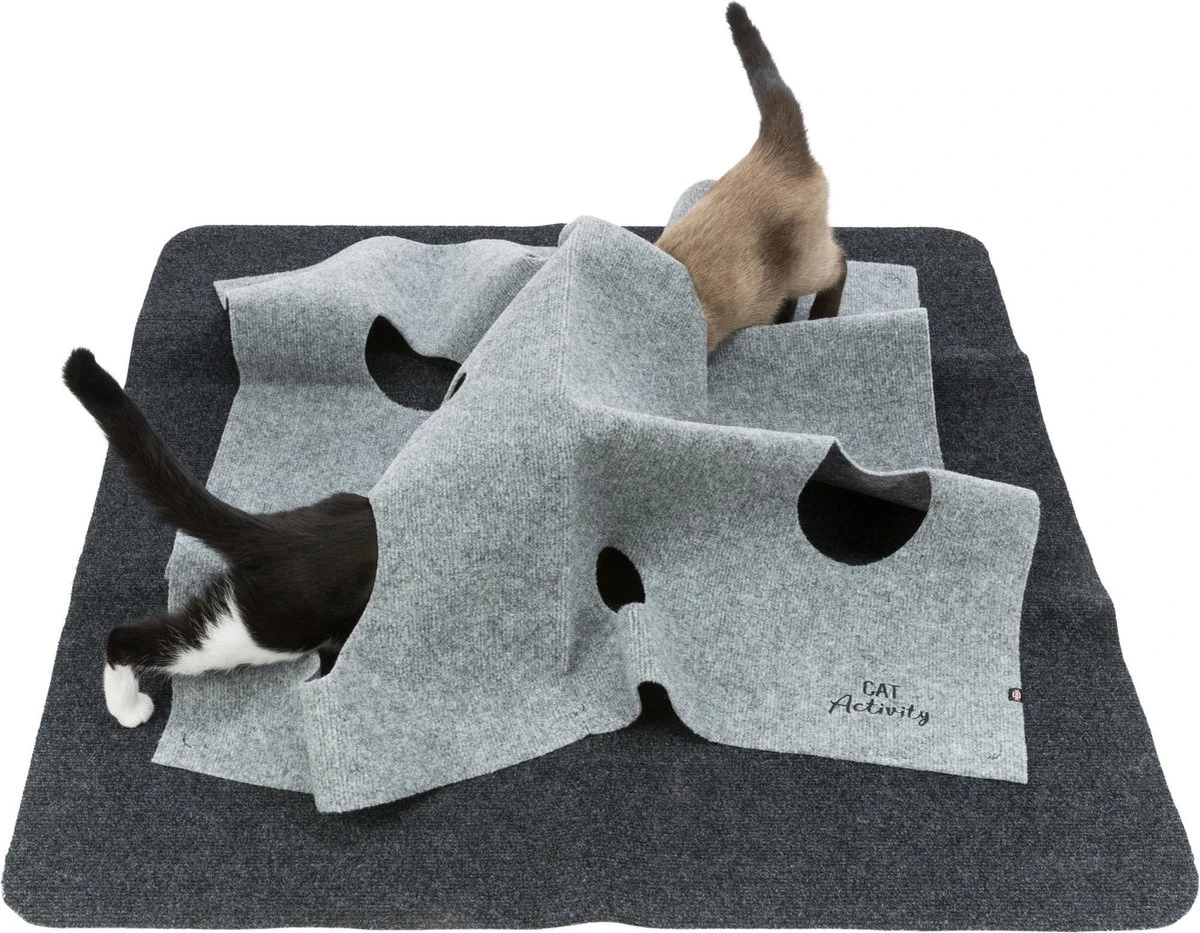 Trixie Cat Activity Adventure Carpet Grijs 99x99 Cm 15 Trixie Cat Activity Adventure Carpet Grijs 99x99 Cm - Afbeelding 13