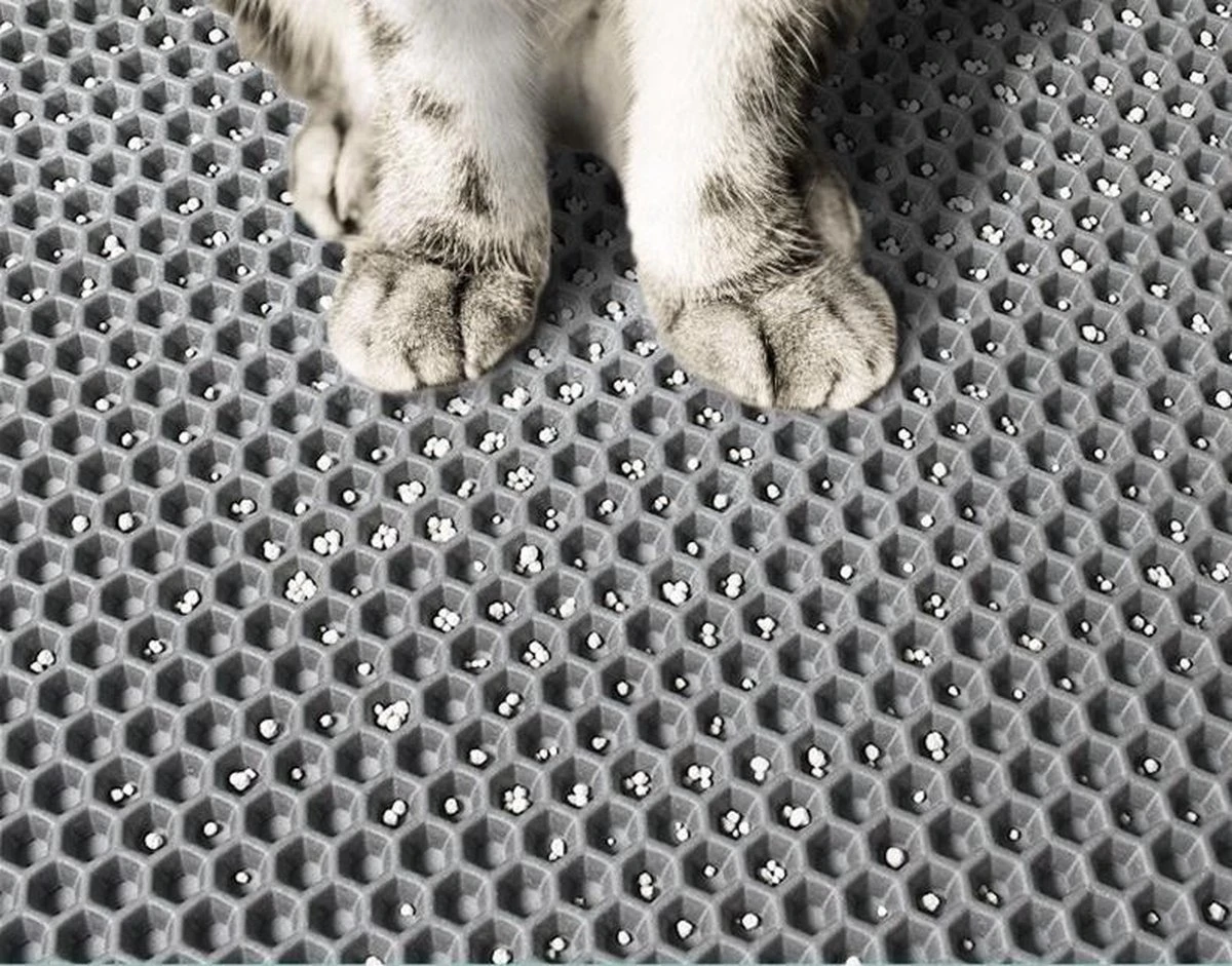 Nixnix - Kattenbakmat - 40 X 50 Cm - Waterdicht - Dubbele Laag - Honingraatstructuur - Uitloopmat - Placemat Kat - Schoonloopmat Kattenbak - Kattenbak Accessoires - Katten Grit Opvanger - Katten Mat 9 Nixnix - Kattenbakmat - 40 X 50 Cm - Waterdicht - Dubbele Laag - Honingraatstructuur - Uitloopmat - Placemat Kat - Schoonloopmat Kattenbak - Kattenbak Accessoires - Katten Grit Opvanger - Katten Mat - Afbeelding 7