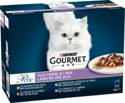 Gourmet Perle - Kattenvoer Natvoer - Land & Zee Duo Met Kip En Rund - 48 X 85 Gram 11 Gourmet Perle - Kattenvoer Natvoer - Land & Zee Duo Met Kip En Rund - 48 X 85 Gram -Kattenproducten 1200x984