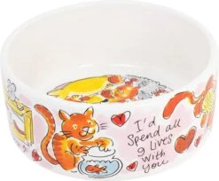 Blond Amsterdam - Kattenvoerbak - Wit - Ø 15,5 Cm -Kattenproducten 1200x991