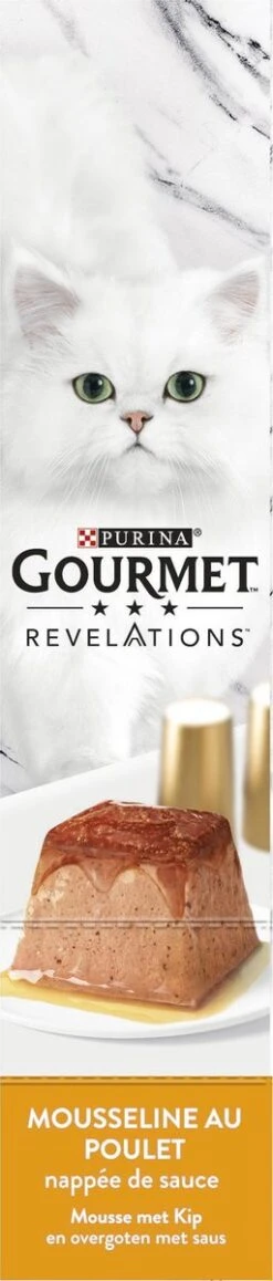 Gourmet Revelations Mousse - Kattenvoer Natvoer - Kip - 24 X 57 G 16 Gourmet Revelations Mousse - Kattenvoer Natvoer - Kip - 24 X 57 G -Kattenproducten 256x1200 1