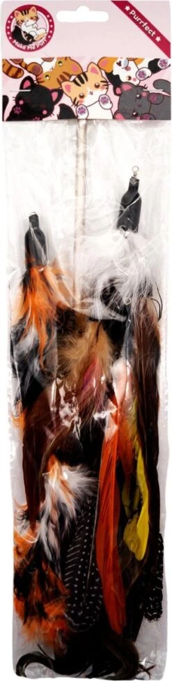 Make Me Purr Kattenhengel Met 5 Hangers (Zwart) - Speelgoed Hengel Voor Katten - Kat Speelhengel Met Veren - Kitten Kattenplager Met Veer - Kattenspeelgoed - Kattenspeeltjes 12 Make Me Purr Kattenhengel Met 5 Hangers (Zwart) - Speelgoed Hengel Voor Katten - Kat Speelhengel Met Veren - Kitten Kattenplager Met Veer - Kattenspeelgoed - Kattenspeeltjes -Kattenproducten 303x1200 1