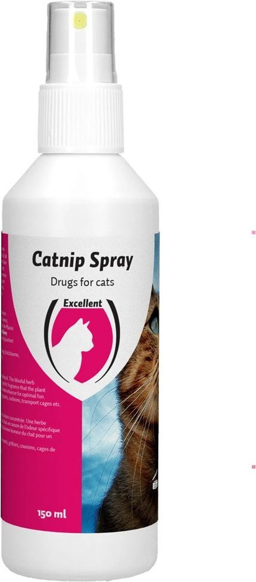 Excellent Catnip Spray - Kattenkruid Spray - Ideaal Voor Speeltjes, Krabpalen, Ligkussens En Transpoortkooien - Geschikt Voor Katten - 150 Ml 3 Excellent Catnip Spray - Kattenkruid Spray - Ideaal Voor Speeltjes, Krabpalen, Ligkussens En Transpoortkooien - Geschikt Voor Katten - 150 Ml