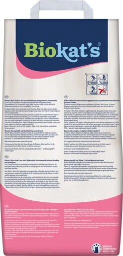 Biokat's Micro Fresh - 14 L - Kattenbakvulling - Klontvormende - Zomergeur 15 Biokat's Micro Fresh - 14 L - Kattenbakvulling - Klontvormende - Zomergeur -Kattenproducten 576x1200 1