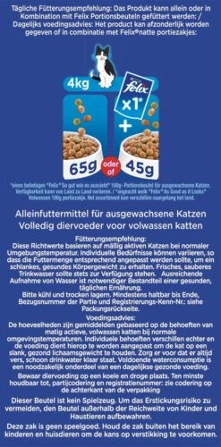 Felix Inhome Sensations - Katten Droogvoer Kip, Granen & Tuingroenten - 4kg 15 Felix Inhome Sensations - Katten Droogvoer Kip, Granen & Tuingroenten - 4kg -Kattenproducten 593x1200