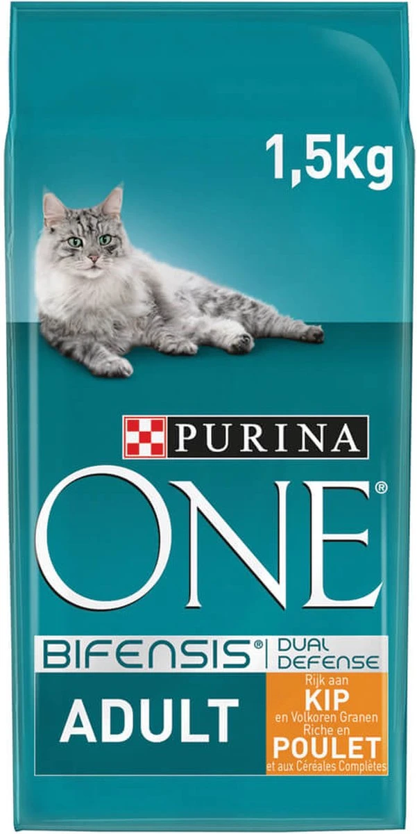 Purina One PURINA® ONE Adult Rijk Aan Kip & Volkoren Granen Brokjes 1,5 Kg 13 Purina One PURINA® ONE Adult Rijk Aan Kip & Volkoren Granen Brokjes 1,5 Kg - Afbeelding 11