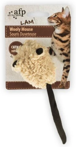 All For Paws Catnip Wooly Mouse -Kattenproducten 618x1200