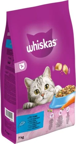 Whiskas 1+ Kattenbrokken - Tonijn - Zak 1 X 7 Kg -Kattenproducten 633x1200
